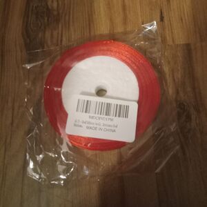 Red Ribbon for Gift Wrapping, Christmas Tree, Satin 3/8" x 25 Yards (75ft),...